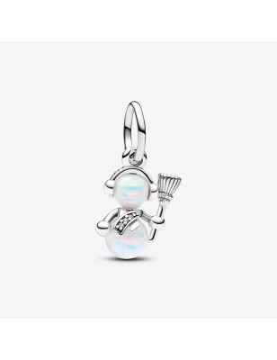 CHARM PENDENTE PUPAZZO DI NEVE OPALE DONNA PANDORA  792981C01 PANDORA
