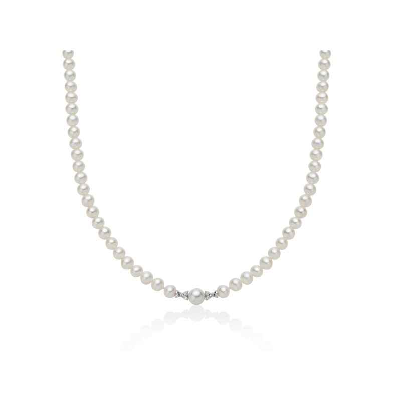 COLLANA PERLE ORO DIAMANTI DONNA MILUNA LE PERLE COLLANA PERLE ORO DIAMANTI DONNA MILUNA LE PERLE