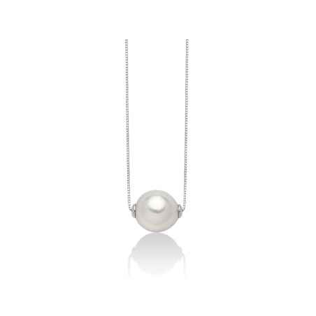 COLLANA ORO BIANCO PERLA AKOYA DONNA MILUNA LE PERLE PCL5867 MILUNA