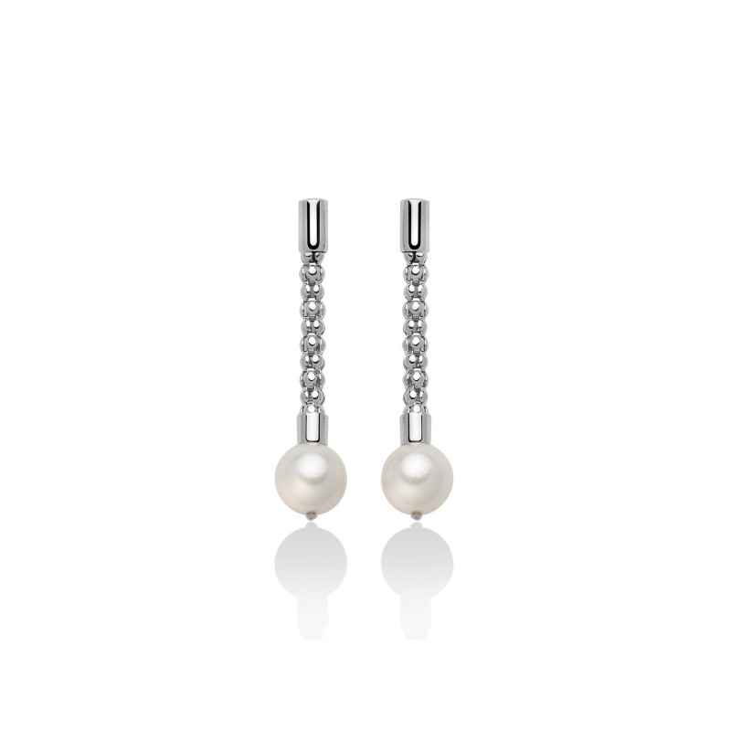 ORECCHINI ARGENTO DONNA MILUNA LE PERLE