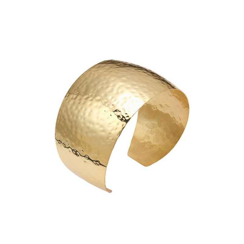 BRACCIALE A SCHIAVA EFFETTO MARTELLATO AQUAFORTE BRACCIALE A SCHIAVA EFFETTO MARTELLATO AQUAFORTE