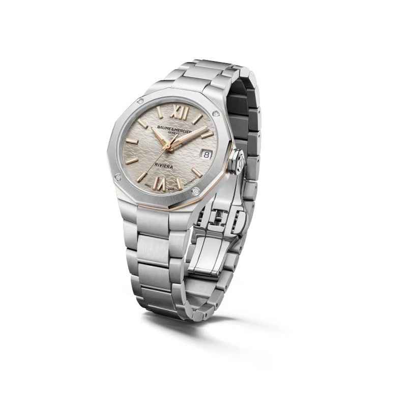 OROLOGIO CON DIAMANTI DONNA BAUME & MERCIER RIVIERA OROLOGIO CON DIAMANTI DONNA BAUME & MERCIER RIVIERA