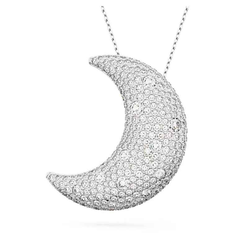 COLLANA PENDENTE LUNA BIANCA DONNA SWAROVSKI COLLANA PENDENTE LUNA BIANCA DONNA SWAROVSKI