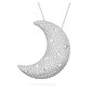 COLLANA PENDENTE LUNA BIANCA DONNA SWAROVSKI COLLANA PENDENTE LUNA BIANCA DONNA SWAROVSKI