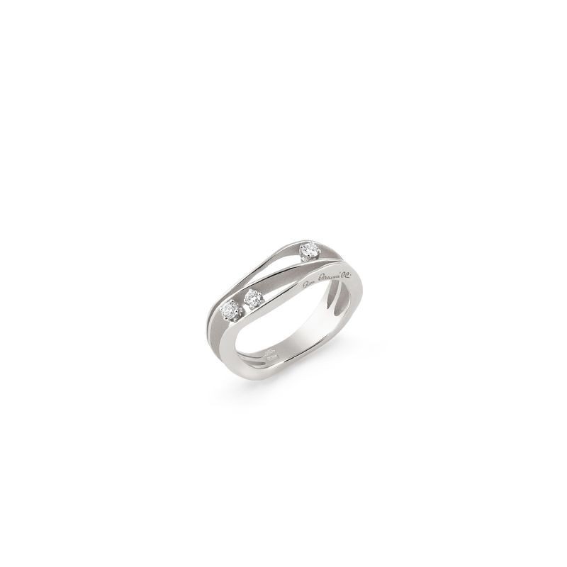 ANELLO ORO BIANCO DONNA ANNAMARIA CAMMILLI DUNE ANELLO ORO BIANCO DONNA ANNAMARIA CAMMILLI DUNE