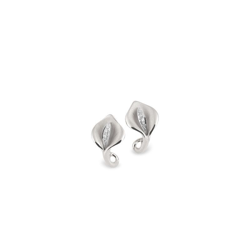 ORECCHINI ORO BIANCO DIAMANTI DONNA ANNAMARIA CAMMILLI CALLA ORECCHINI ORO BIANCO DIAMANTI DONNA ANNAMARIA CAMMILLI CALLA