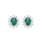 ORECCHINI ROYAL ZIRCONE VERDE DONNA AMEN ORECCHINI ROYAL ZIRCONE VERDE DONNA AMEN