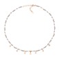 COLLANA CHARM ROSE' CON CRISTALLI AZZURRI AMEN COLLANA CHARM ROSE' CON CRISTALLI AZZURRI AMEN