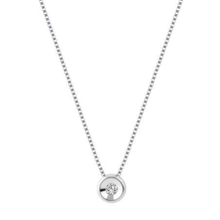 COLLANA PUNTO LUCE 0.08 CT DONNA DEMETRA 031.008.W.A2 DEMETRA