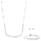 SET MESMERA BIANCO PLACCATO RODIO DONNA SWAROVSKI SET MESMERA BIANCO PLACCATO RODIO DONNA SWAROVSKI