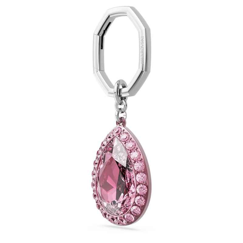 PORTACHIAVI TAGLIO PEAR ROSA DONNA SWAROVSKI 