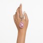 PORTACHIAVI TAGLIO PEAR ROSA DONNA SWAROVSKI 