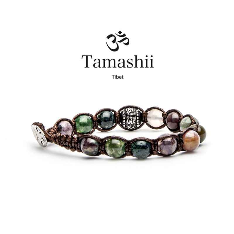 BRACCIALE AGATA MUSCHIATA TAMASHII 1 GIRO BRACCIALE AGATA MUSCHIATA TAMASHII 1 GIRO