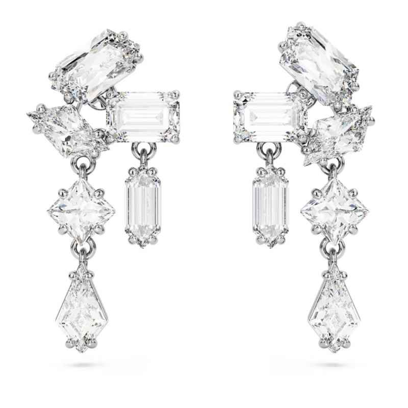 ORECCHINI PENDENTI MESMERA BIANCHI DONNA SWAROVSKI ORECCHINI PENDENTI MESMERA BIANCHI DONNA SWAROVSKI
