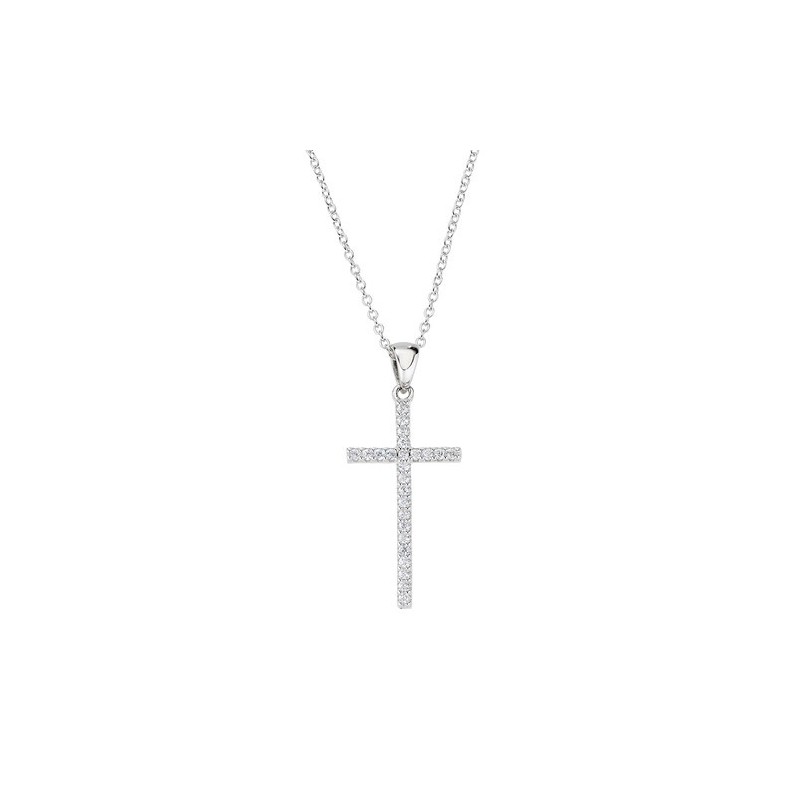 COLLANA CROCE DOPPIO COLORE DONNA AMEN COLLANA CROCE DOPPIO COLORE DONNA AMEN