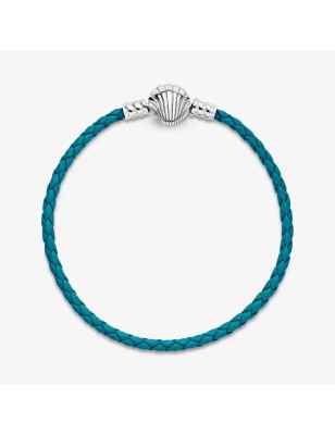 BRACCIALE PELLE TURCHESE 19CM DONNA PANDORA 