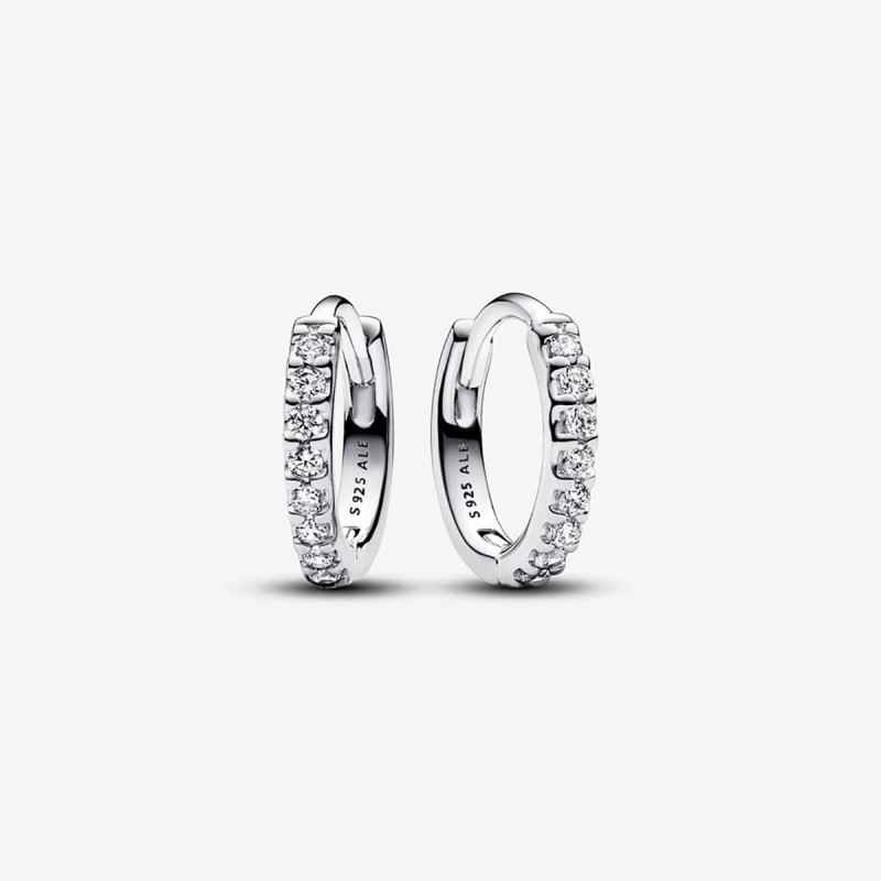ORECCHINI CERCHI PICCOLI PAVÈ DONNA PANDORA ORECCHINI CERCHI PICCOLI PAVÈ DONNA PANDORA