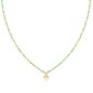 COLLANA CUORE CON SMALTO VERDE DONNA AMEN COLLANA CUORE CON SMALTO VERDE DONNA AMEN
