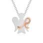 COLLANA ANGELO CON LETTERA R DONNA ROBERTO GIANNOTTI 
