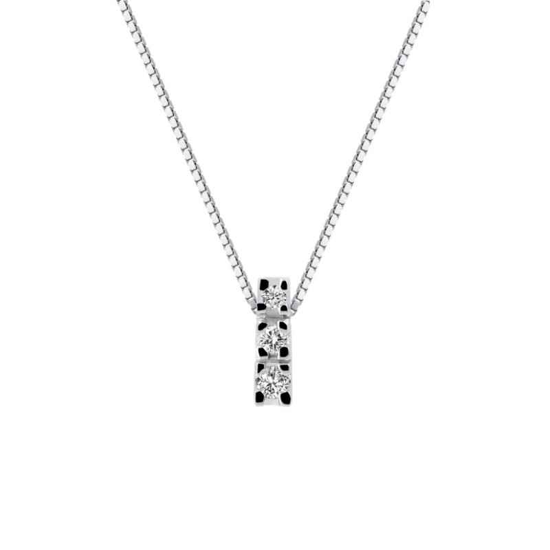 COLLANA TRILOGY IN ORO BIANCO DONNA DEMETRA COLLANA TRILOGY IN ORO BIANCO DONNA DEMETRA
