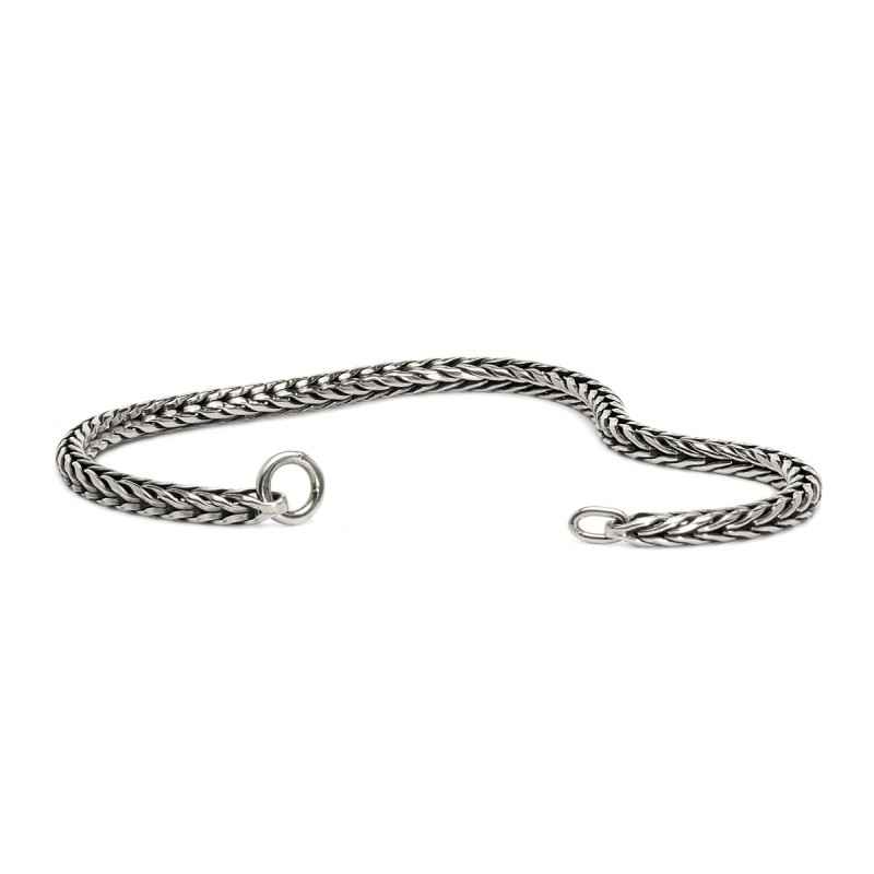 BRACCIALE D'ARGENTO 19CM TROLLBEADS