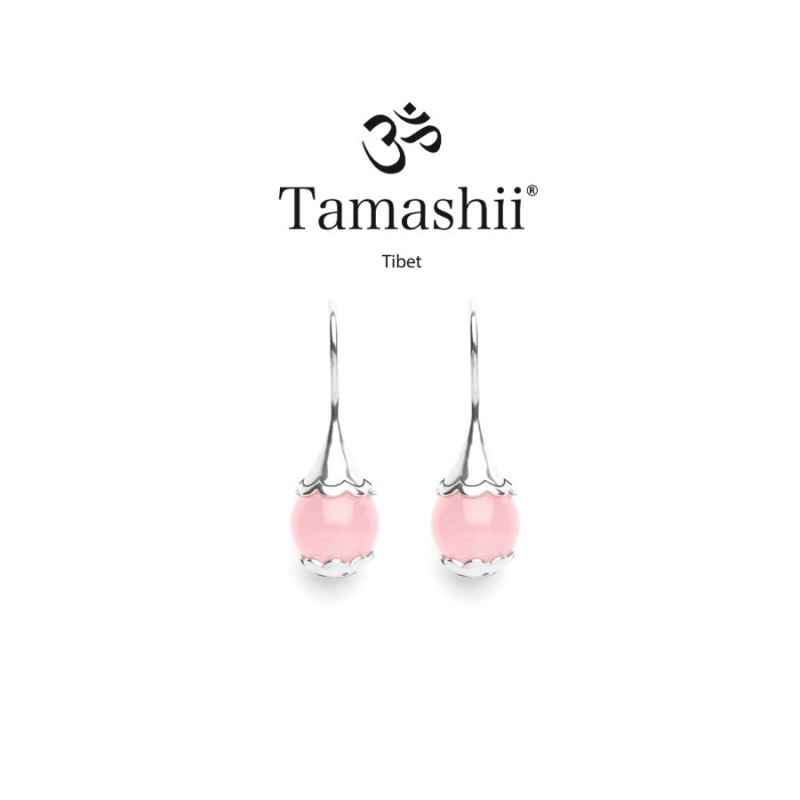 ORECCHINI GIADA ROSA DONNA TAMASHII EAR-DROPS ORECCHINI GIADA ROSA DONNA TAMASHII EAR-DROPS