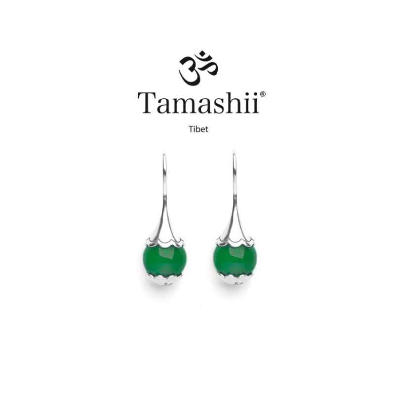 ORECCHINI AGATA VERDE DONNA TAMASHII EAR-DROPS ORECCHINI AGATA VERDE DONNA TAMASHII EAR-DROPS