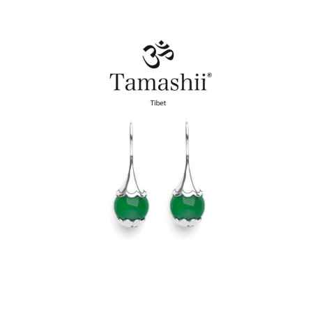 ORECCHINI AGATA VERDE DONNA TAMASHII EAR-DROPS EHST6-12 TAMASHII