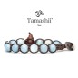 BRACCIALE BLUE SKY STONE TAMASHII 1 GIRO BRACCIALE BLUE SKY STONE TAMASHII 1 GIRO