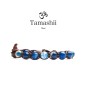 BRACCIALE AGATA BLU STRIATA TAMASHII 1 GIRO BRACCIALE AGATA BLU STRIATA TAMASHII 1 GIRO