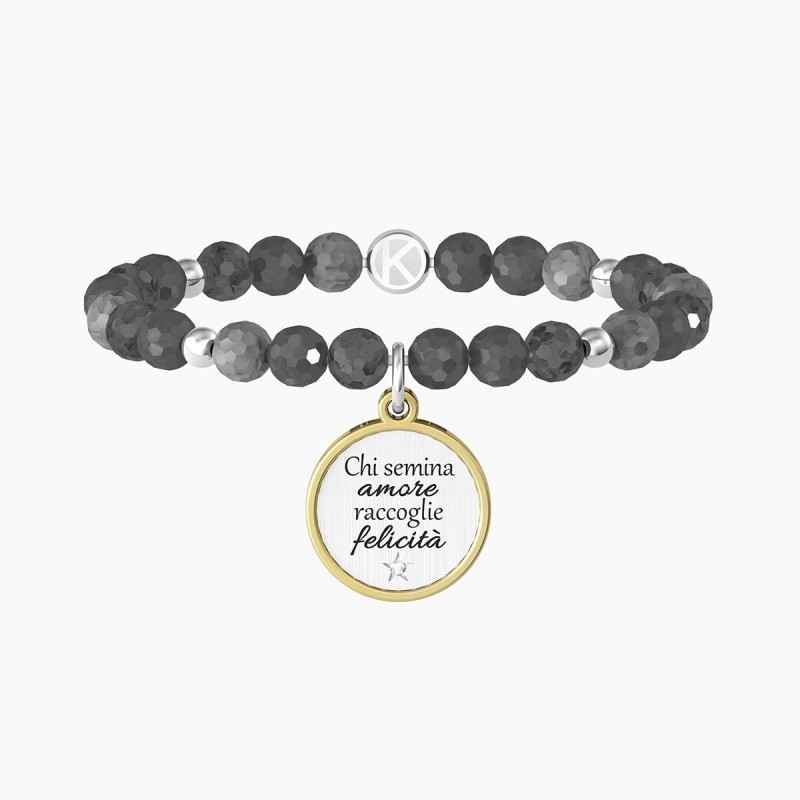 BRACCIALE IN LABRADORITE CON CIONDOLO DONNA KIDULT BRACCIALE IN LABRADORITE CON CIONDOLO DONNA KIDULT