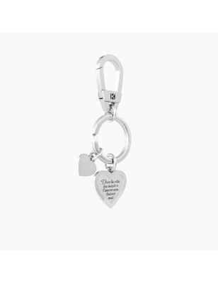 PORTACHIAVI CON CUORE E FRASE FAMIGLIA  KIDULT 