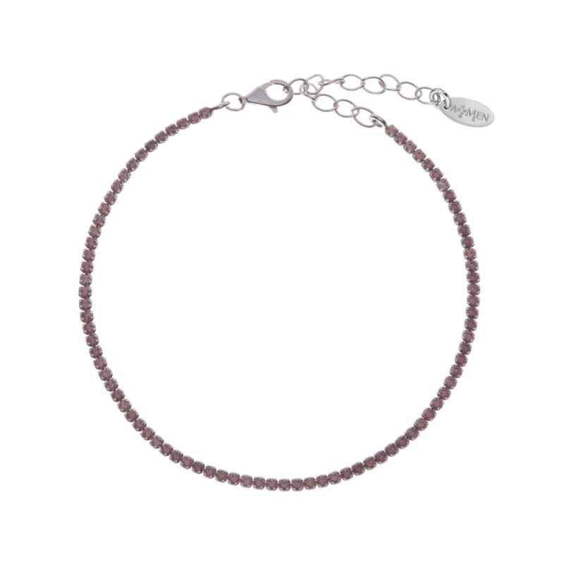 BRACCIALE TENNISMANIA ZIRCONI MARRONI DONNA AMEN BRACCIALE TENNISMANIA ZIRCONI MARRONI DONNA AMEN