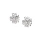 ORECCHINI QUADRICUORE ZIRCONI BIANCHI DONNA AMEN ORECCHINI QUADRICUORE ZIRCONI BIANCHI DONNA AMEN