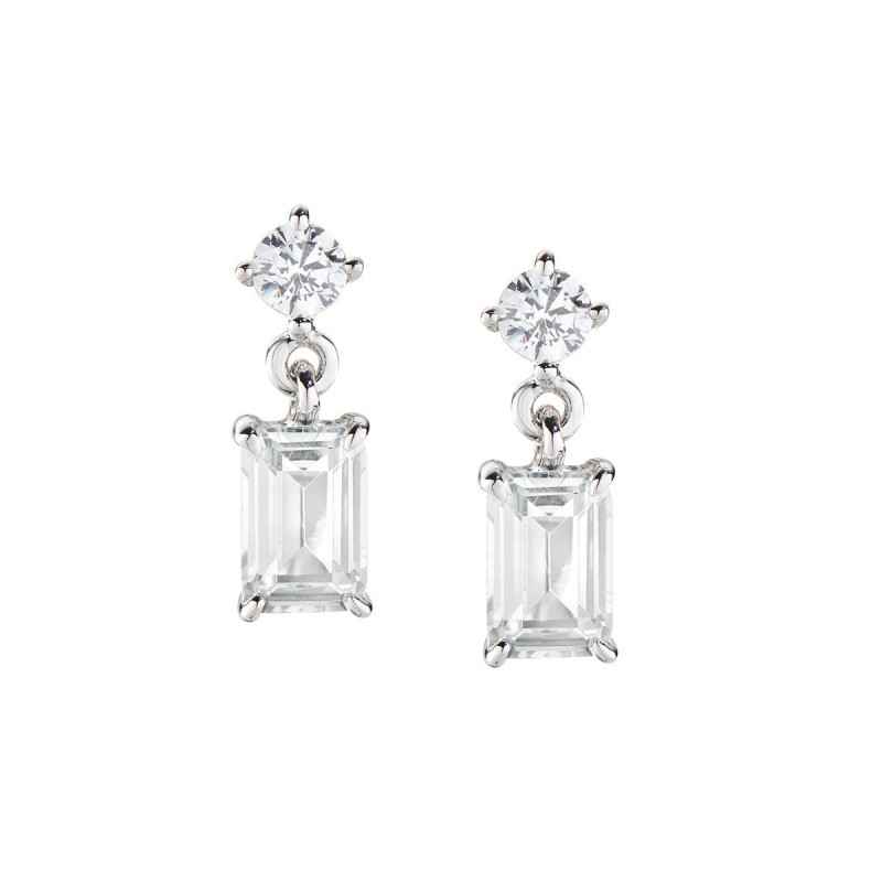 ORECCHINI PRINCESS ZIRCONE RETTANGOLARE BIANCO DONNA AMEN ORECCHINI PRINCESS ZIRCONE RETTANGOLARE BIANCO DONNA AMEN