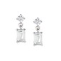 ORECCHINI PRINCESS ZIRCONE RETTANGOLARE BIANCO DONNA AMEN ORECCHINI PRINCESS ZIRCONE RETTANGOLARE BIANCO DONNA AMEN