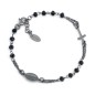 BRACCIALE ROSARIO ARGENTO BRUNITO DONNA AMEN BRACCIALE ROSARIO ARGENTO BRUNITO DONNA AMEN
